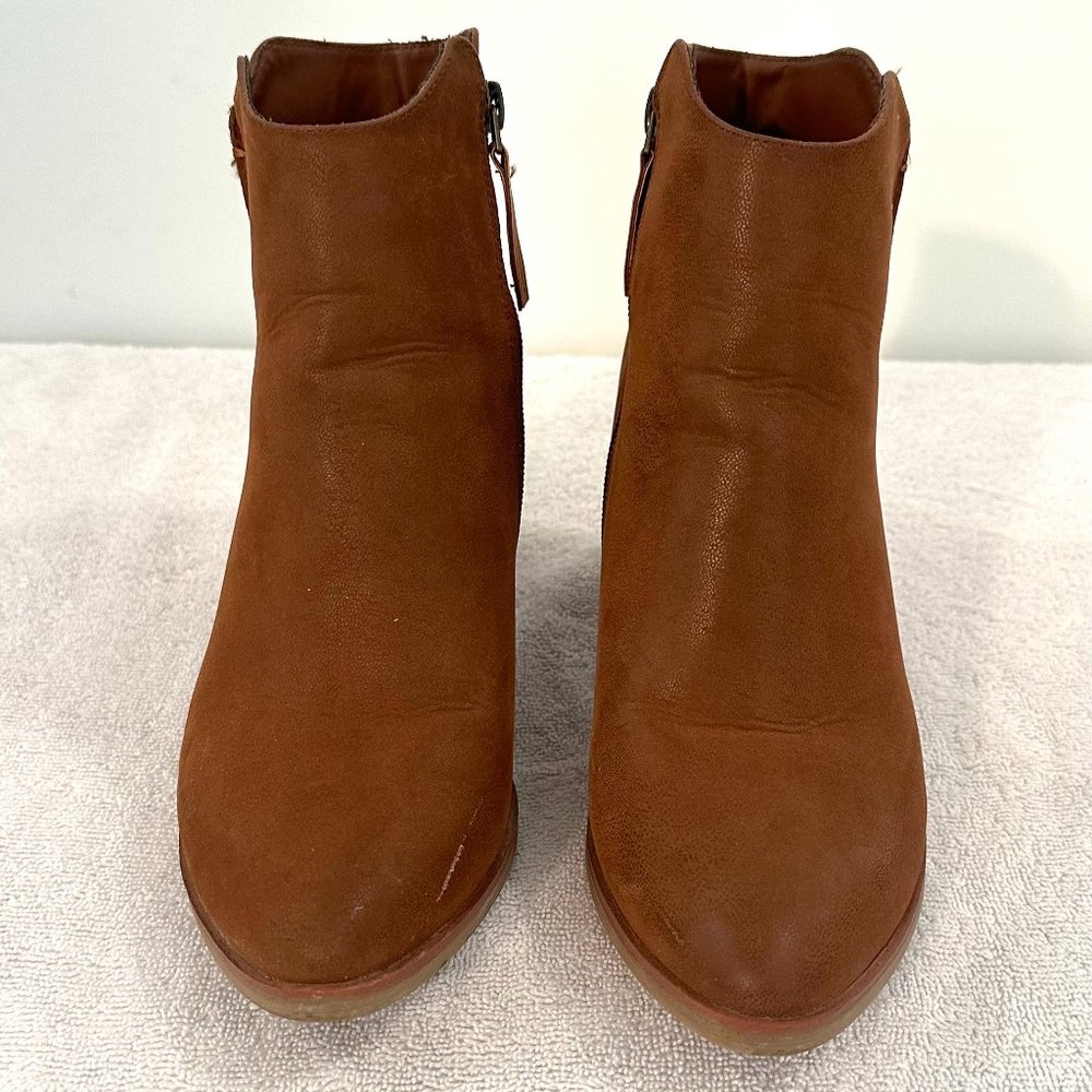 MIA Brown Ankle Boot, Size 8.5